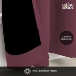 100% Blackout Curtains for Door and Window, Pack of 2 - Mauve - Image 3