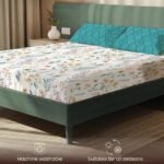 200 TC Glaced Cotton Microfiber Bedsheet with Pillow Covers - France - Image 2